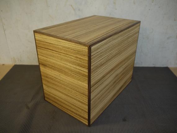 Picture of Zebrano Veneered Storage Case