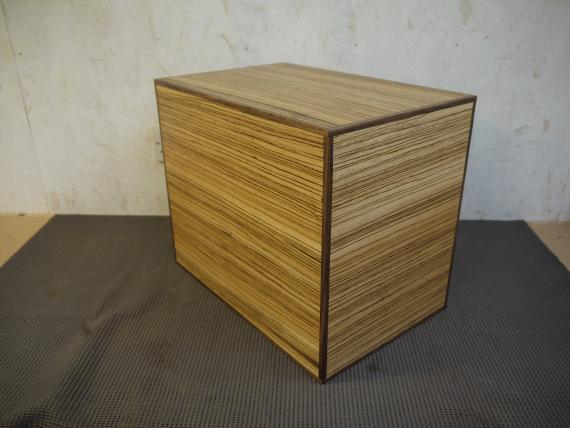 Picture of Zebrano Veneered Storage Case