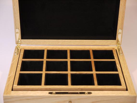 Picture of Oak Cufflink Box