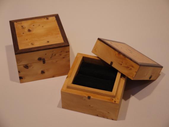 Picture of Huon Pine Ring Boxes