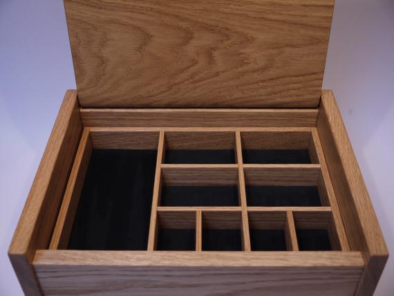 Large Oak Jewellery Box