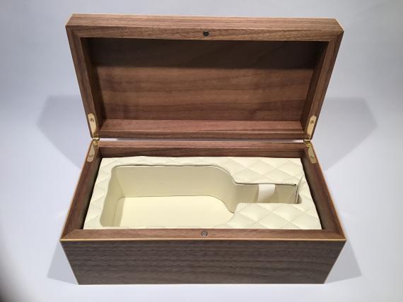 Veneered Whiskey Bottle Box