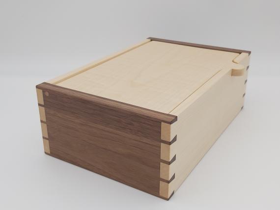 Picture of Sycamore and Black Walnut Desk Box