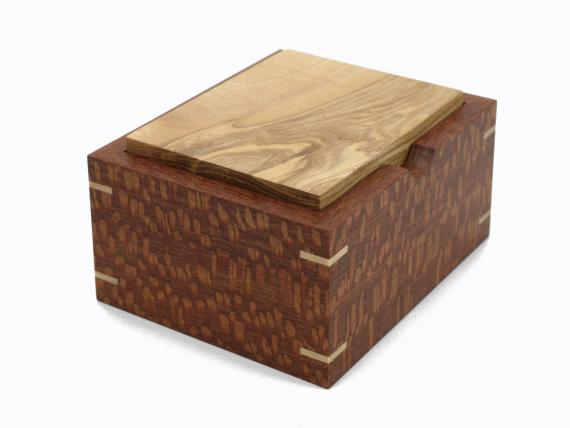 Picture of Leopardwood and Burr Ash Trinket box