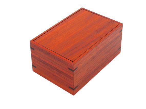 Picture of Padauk Pivot Lid Box