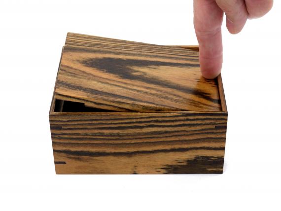 Picture of Bocote Pivot Lid Box