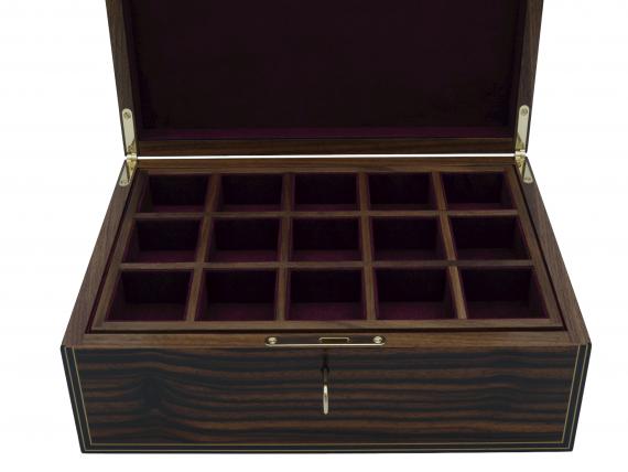 Picture of Macassar Ebony Cufflink Box