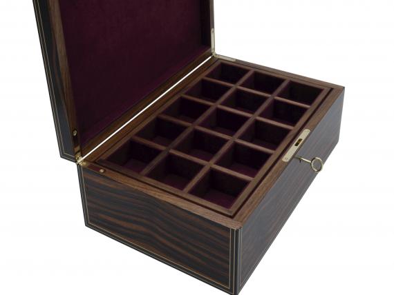 Picture of Macassar Ebony Cufflink Box