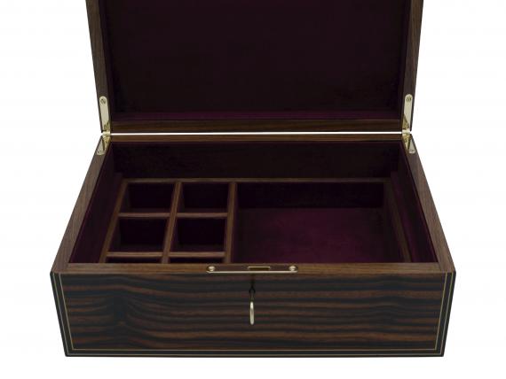 Picture of Macassar Ebony Cufflink Box