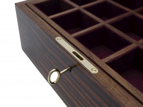 Picture of Macassar Ebony Cufflink Box