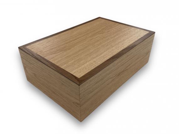 Picture of Oak Jewellery Box with Black Walnut Trim