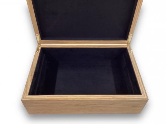 Picture of Oak Jewellery Box with Black Walnut Trim