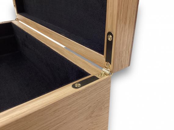 Picture of Oak Jewellery Box with Black Walnut Trim