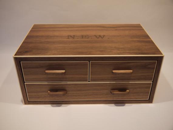 Picture of Black Walnut Jewellery Drawers