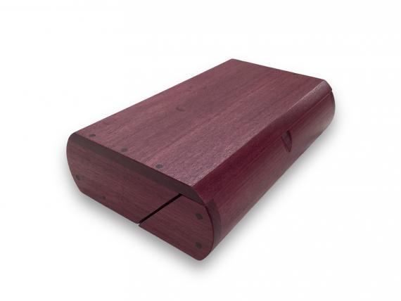 Picture of Curved Purpleheart Desk Box