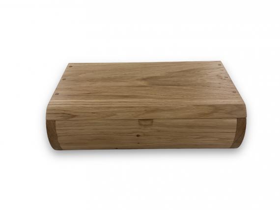 Picture of Curved Oak Desk Box