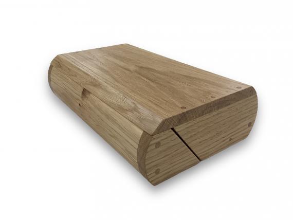 Picture of Curved Oak Desk Box