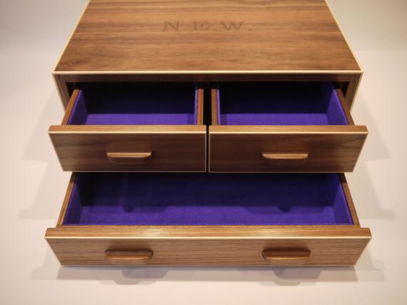 Picture of Black Walnut Jewellery Drawers