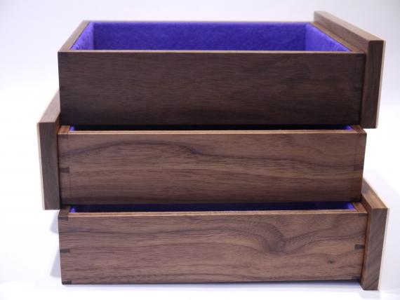 Picture of Black Walnut Jewellery Drawers