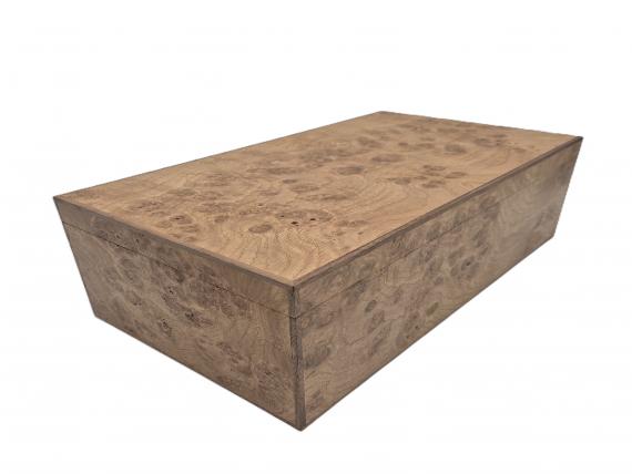 Picture of Burr Oak Eight Watch Box with Cufflink Tray